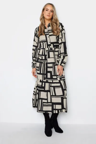 Image of Tall Tiered Shirt Dress