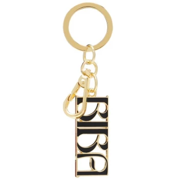 Image of Biba Biba Logo Keyring - Black