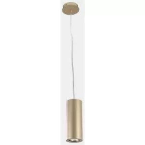 Image of LEDS C4 Pipe 300mm Slim Pendants 300mm Pipe Gold GU10