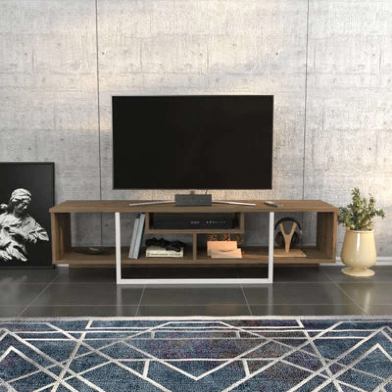 Image of Decorotika Astona TV Stand TV Unit for TVs up to 65" Light Brown