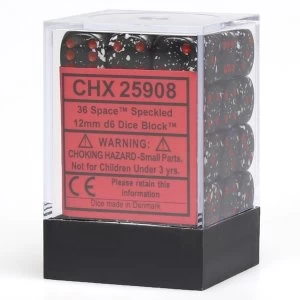Image of Chessex Speckled D6 Dice Set of 36 - Space