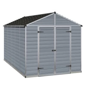 Image of Palram SkyLight Shed 8 x 12 - Grey
