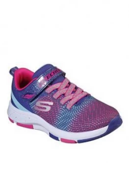Image of Skechers Girls Trainer Lite 2.0 - Blue/Pink, Size 2 Older