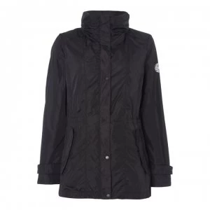 Image of DKNY Foundations Zip Rain Jacket - Black