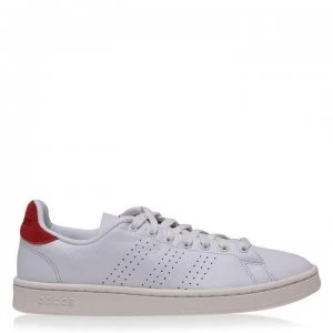 Image of adidas Advantage Mens Trainers - White/Red