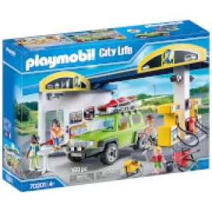 Image of Playmobil City Life Fuel Station (70201)