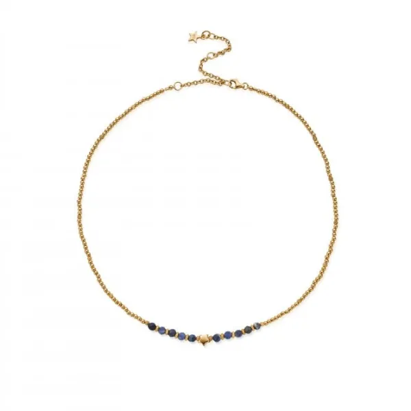 Image of Gold Midnight Star Sodalite Necklace GNSSTAR