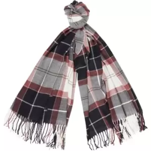 Image of Barbour Hailes Tartan Wrap Scarf - Purple