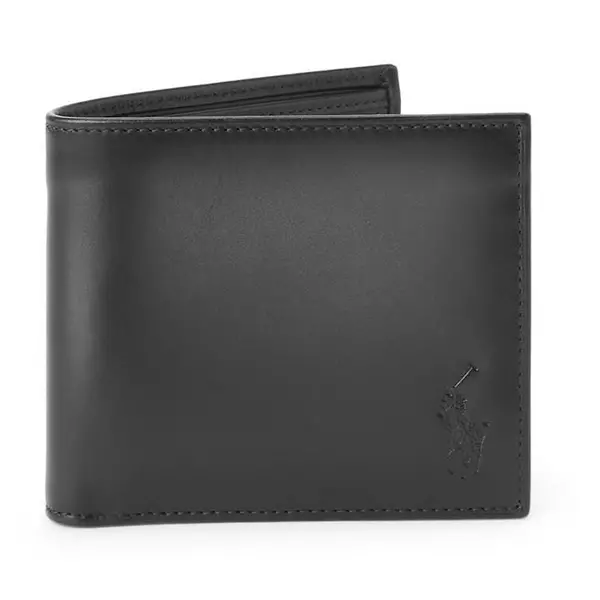 Image of Polo Ralph Lauren Polo Print Pony Wallet - Black One Size