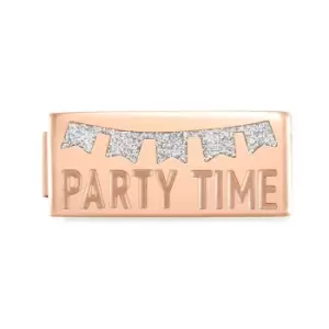 Image of Nomination GLAM Rose Gold Party Time Double Charm