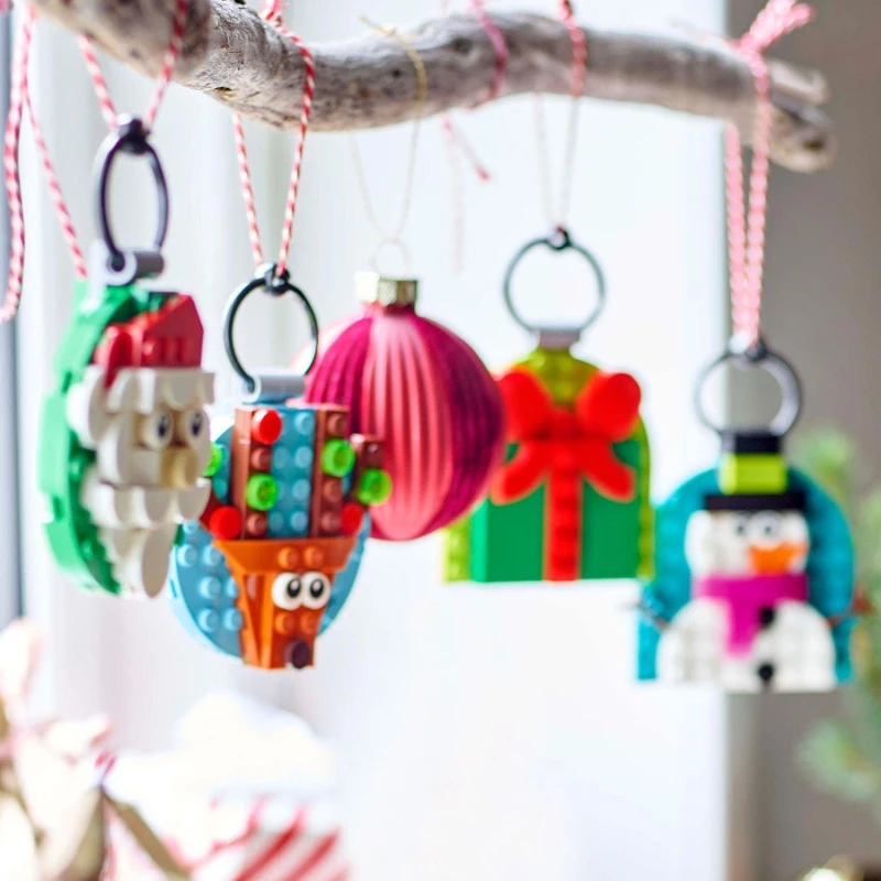 Image of LEGO Christmas Ornament Selection Hanging Decorations 40744 Ornament Sel female One Size