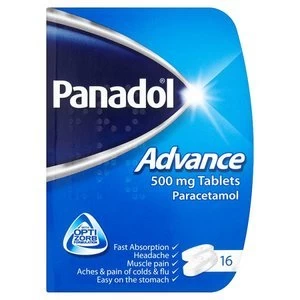 Image of Panadol Advance Paracetamol 500mg Tablets 16s