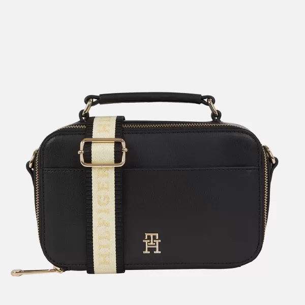 Image of Tommy Hilfiger Womens Iconic Tommy Camera Bag - Black