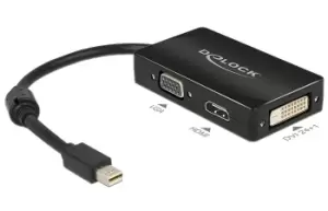 Image of DeLOCK 0.16m DisplayPort/VGA + HDMI + DVI Mini DisplayPort VGA...