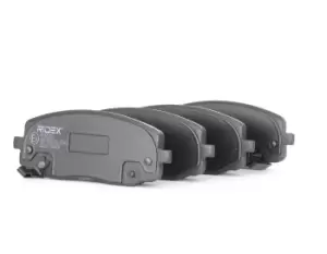 Image of RIDEX Brake pad set HYUNDAI,KIA,DODGE 402B0108 5810107A00,5810107A00,5810107A00 581010XA00,581010XA01,581010XA10,581011JA60,5810107A00,5810107A10