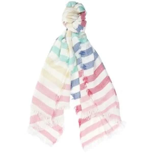 Image of Barbour Womens Beachfront Rainbow Wrap Multi