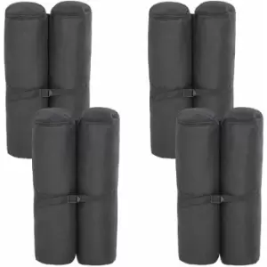 Image of 4 Gazebo weights made of polyester - gazebo, gazebo for sale, outdoor gazebo - black