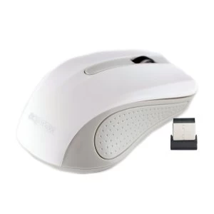 Image of Approx Wireless Optical Mouse, 1200 DPI, Nano USB - White & Grey