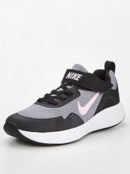 Image of Nike Wearallday Childrens Trainer - Grey/Multi, Grey/Multi, Size 2
