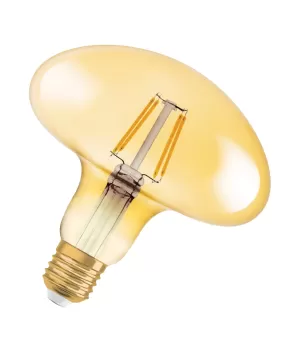 Image of Osram Vintage 1906 LED 40W Mushroom Gold Filament Bulb