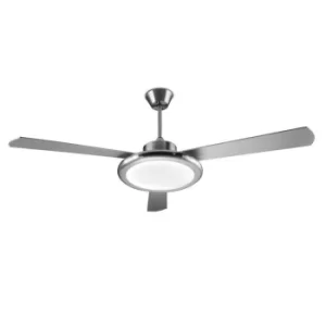 Image of Bahia LED Ceiling Fan Satin Nickel