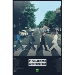 Image of The Beatles Abbey Road Tracks Maxi Poster
