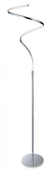 Image of LED 1 Light Floor Lamp Chrome