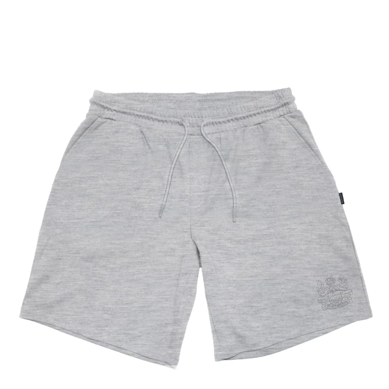 Image of Aquascutum Mens Fleece Jogger Shorts Fleece Shorts Small Grey 47099502350