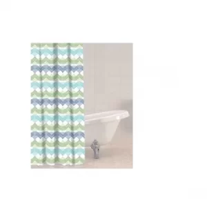 Image of Sabichi Shower Curtain 180 x 180cm Waves