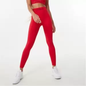 Image of Everlast Branded Cut Out Leggings - Red
