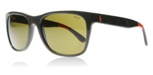 Image of Polo Ralph Lauren PH4106 Sunglasses Shiny Olive 557073 57mm