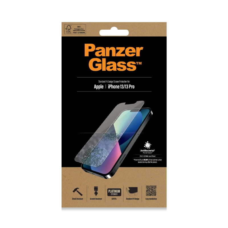 Image of PanzerGlass Apple iPhone 13 13 Pro Screen Protector Glass