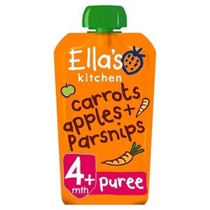Image of Ellas Kitchen Organic Carrots, Apples & Parsnips 4m+ 120g