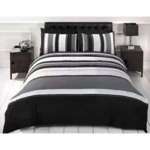 Image of Rapport Home Furnishings Single Detroit Duvet Set Grey