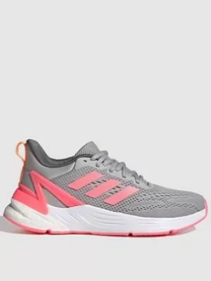Image of Adidas Junior Girls Response Super 2.0, Grey/White/Pink, Size 4