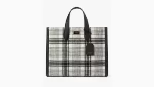 Image of Manhattan Studio Plaid Large Tote