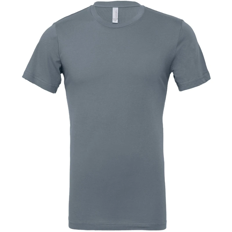 Image of Bella + Canvas Mens Jersey Crew Neck T-Shirt in Silver Size: XS Silver Male XS