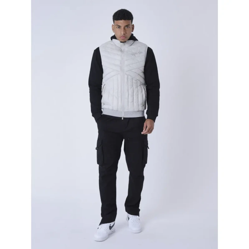 Image of Project X Paris GeometricSleeveless jacket Project X Paris Gris Male XL