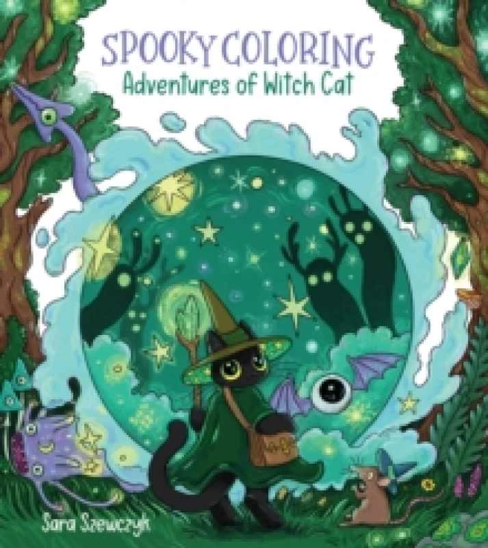 Image of Spooky Coloring : Adventures of Witch Cat Paperback / softback