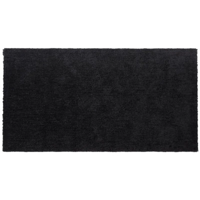 Image of Beliani Shaggygy Rug Demre Black 80 X 150 Cm