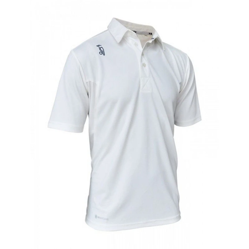 Image of Kookaburra Kookaburra Men Pro Player CrickeT-Shirt in White Size: Small White S Male 5063238868540