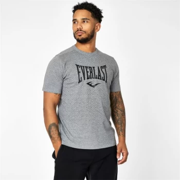 Image of Everlast Geo Print T-Shirt - Grey Marl