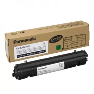 Image of Panasonic KXFAT472X Black Laser Toner Ink Cartridge