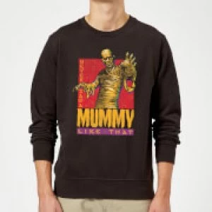 Image of Universal Monsters The Mummy Retro Sweatshirt - Black