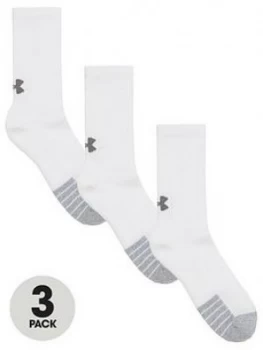 Image of Urban Armor Gear Heatgear; Crew Socks - White