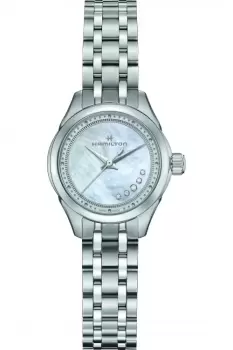 Image of Ladies Hamilton Jazzmaster Ladies 26mm Diamond Bezel Watch