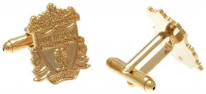Image of Gold Plated Liverpool FC Cufflinks.