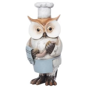 Image of Working Owl Chef Ornament