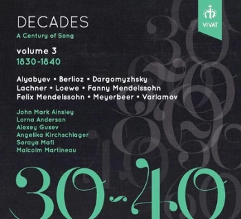 Image of Decades A Century of Song 1830-1840 - Volume 3 by Alexander Alyabyev CD Album