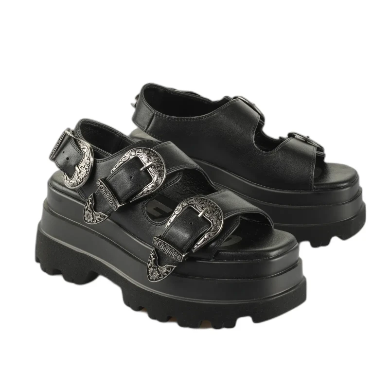 Image of Buffalo Womens sandals Buffalo Jupiter Ari West Noir Female 41